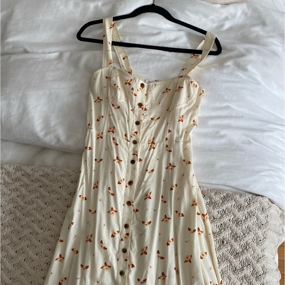 WeWoreWhat Harper Floral Midi Dress in white - Picture 8 of 8